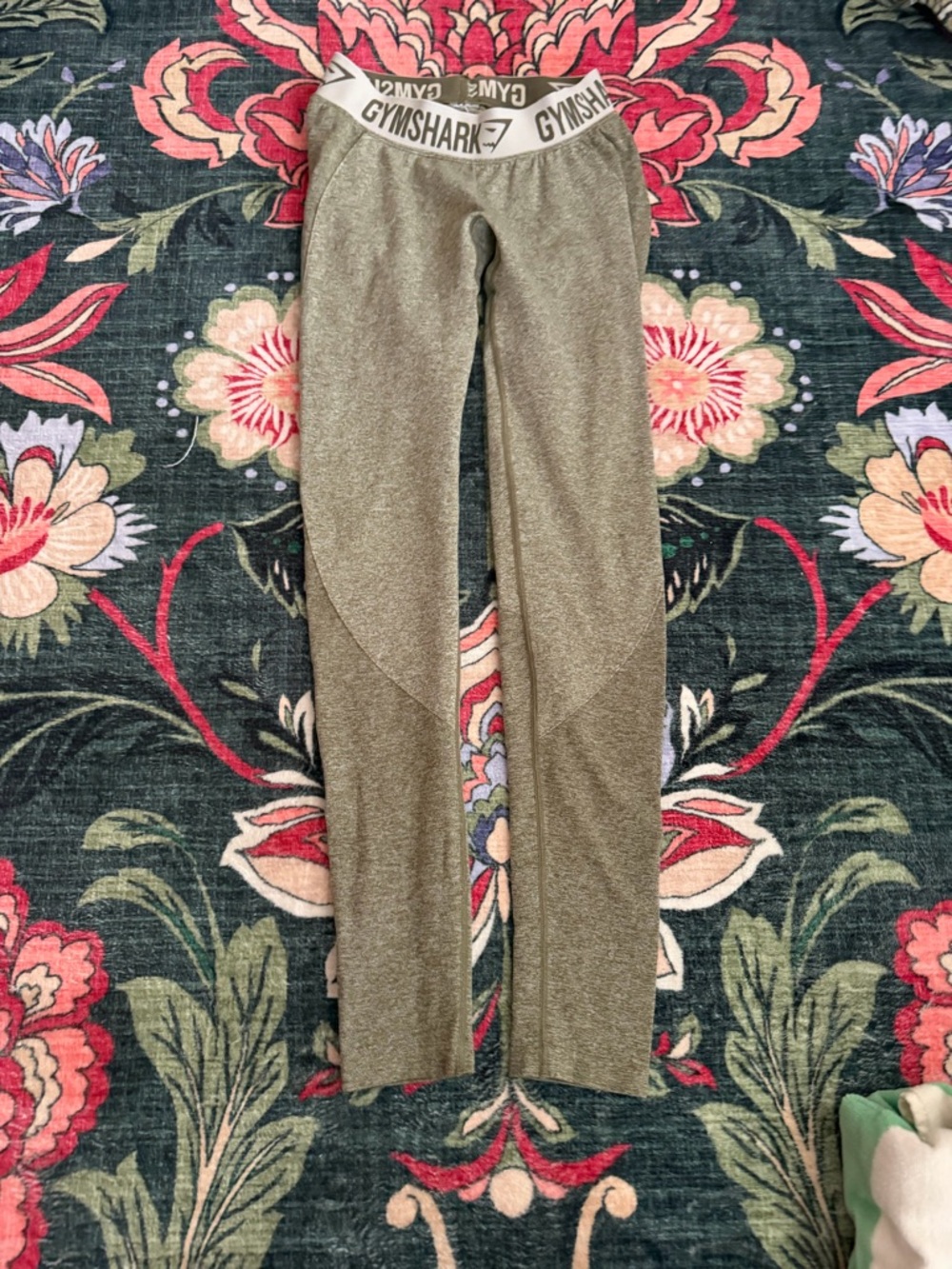 Gymshark Olive Green Leggings XXS Approx Like New